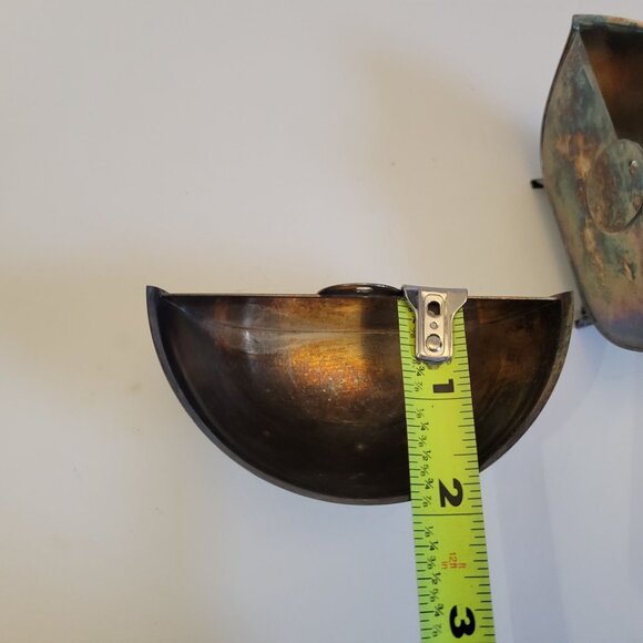 Pair Of Vintage Wm. A Rogers Silver-Plated Bowls With Patina Finish - Picture 7 of 8